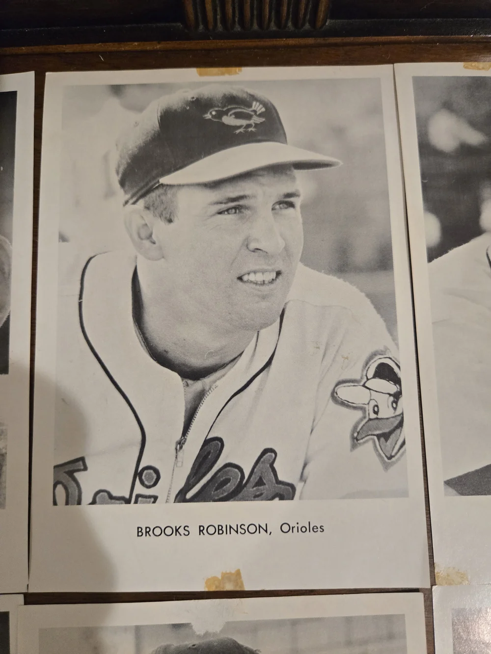 MLB Black and White Orioles Portrait Prints Set Early 60s Brooks Boog Aparicio
